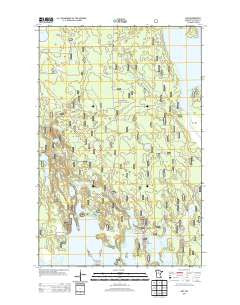 Max Minnesota Historical topographic map, 1:24000 scale, 7.5 X 7.5 Minute, Year 2013
