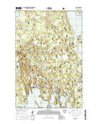 Max Minnesota Current topographic map, 1:24000 scale, 7.5 X 7.5 Minute, Year 2016