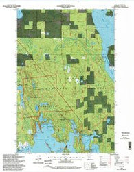Max Minnesota Historical topographic map, 1:24000 scale, 7.5 X 7.5 Minute, Year 1996
