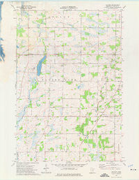 Mayhew Minnesota Historical topographic map, 1:24000 scale, 7.5 X 7.5 Minute, Year 1974