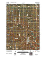Mazeppa Minnesota Historical topographic map, 1:24000 scale, 7.5 X 7.5 Minute, Year 2010