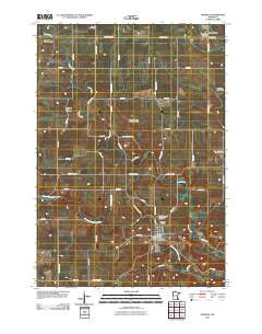 Mazeppa Minnesota Historical topographic map, 1:24000 scale, 7.5 X 7.5 Minute, Year 2010