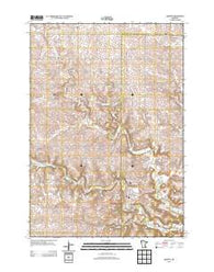 Mazeppa Minnesota Historical topographic map, 1:24000 scale, 7.5 X 7.5 Minute, Year 2013