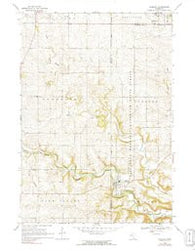 Mazeppa Minnesota Historical topographic map, 1:24000 scale, 7.5 X 7.5 Minute, Year 1968