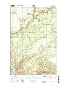 McCarty River Minnesota Current topographic map, 1:24000 scale, 7.5 X 7.5 Minute, Year 2016