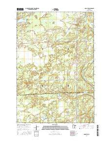 McGrath Minnesota Current topographic map, 1:24000 scale, 7.5 X 7.5 Minute, Year 2016