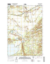 McGregor Minnesota Current topographic map, 1:24000 scale, 7.5 X 7.5 Minute, Year 2016