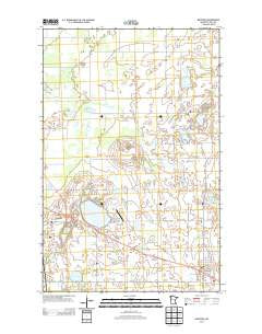 McIntosh Minnesota Historical topographic map, 1:24000 scale, 7.5 X 7.5 Minute, Year 2013