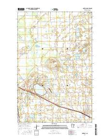 McIntosh Minnesota Current topographic map, 1:24000 scale, 7.5 X 7.5 Minute, Year 2016