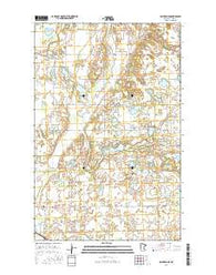 McIntosh NE Minnesota Current topographic map, 1:24000 scale, 7.5 X 7.5 Minute, Year 2016