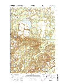 McKinley Minnesota Current topographic map, 1:24000 scale, 7.5 X 7.5 Minute, Year 2016