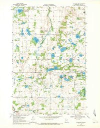 Mc Intosh NE Minnesota Historical topographic map, 1:24000 scale, 7.5 X 7.5 Minute, Year 1969
