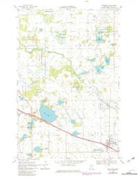 Mc Intosh Minnesota Historical topographic map, 1:24000 scale, 7.5 X 7.5 Minute, Year 1969