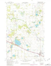 Mc Intosh Minnesota Historical topographic map, 1:24000 scale, 7.5 X 7.5 Minute, Year 1969