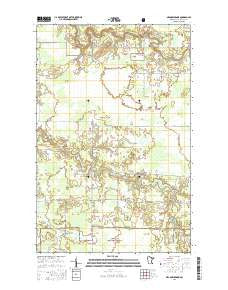 Meadow Brook Minnesota Current topographic map, 1:24000 scale, 7.5 X 7.5 Minute, Year 2016