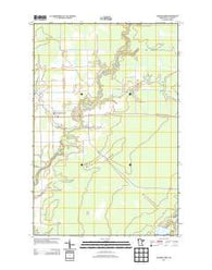 Meadowlands Minnesota Historical topographic map, 1:24000 scale, 7.5 X 7.5 Minute, Year 2013
