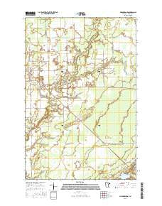 Meadowlands Minnesota Current topographic map, 1:24000 scale, 7.5 X 7.5 Minute, Year 2016