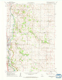 Medford East Minnesota Historical topographic map, 1:24000 scale, 7.5 X 7.5 Minute, Year 1962