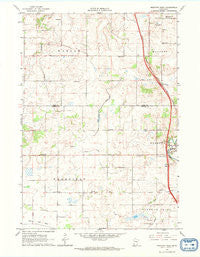 Medford West Minnesota Historical topographic map, 1:24000 scale, 7.5 X 7.5 Minute, Year 1962