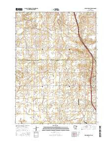 Medford West Minnesota Current topographic map, 1:24000 scale, 7.5 X 7.5 Minute, Year 2016