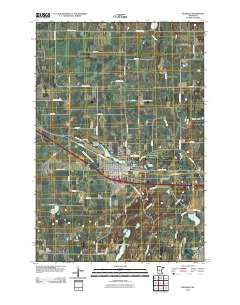 Melrose Minnesota Historical topographic map, 1:24000 scale, 7.5 X 7.5 Minute, Year 2010