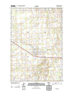 Melrose Minnesota Historical topographic map, 1:24000 scale, 7.5 X 7.5 Minute, Year 2013