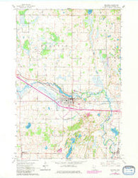 Melrose Minnesota Historical topographic map, 1:24000 scale, 7.5 X 7.5 Minute, Year 1965