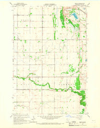 Melvin Minnesota Historical topographic map, 1:24000 scale, 7.5 X 7.5 Minute, Year 1965