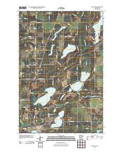 Menahga Minnesota Historical topographic map, 1:24000 scale, 7.5 X 7.5 Minute, Year 2010
