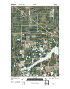 Mentor Minnesota Historical topographic map, 1:24000 scale, 7.5 X 7.5 Minute, Year 2010