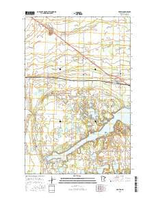 Mentor Minnesota Current topographic map, 1:24000 scale, 7.5 X 7.5 Minute, Year 2016