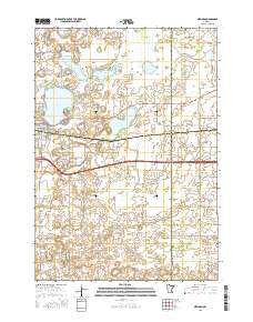 Meriden Minnesota Current topographic map, 1:24000 scale, 7.5 X 7.5 Minute, Year 2016