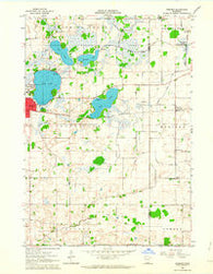 Meriden Minnesota Historical topographic map, 1:24000 scale, 7.5 X 7.5 Minute, Year 1962