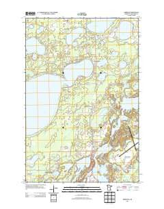 Merrifield Minnesota Historical topographic map, 1:24000 scale, 7.5 X 7.5 Minute, Year 2013