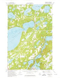 Merrifield Minnesota Historical topographic map, 1:24000 scale, 7.5 X 7.5 Minute, Year 1973