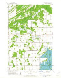 Middle River NE Minnesota Historical topographic map, 1:24000 scale, 7.5 X 7.5 Minute, Year 1961