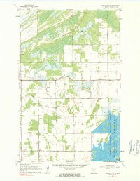 Middle River NE Minnesota Historical topographic map, 1:24000 scale, 7.5 X 7.5 Minute, Year 1961