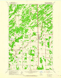 Middle River Minnesota Historical topographic map, 1:24000 scale, 7.5 X 7.5 Minute, Year 1962