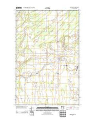 Middle River Minnesota Historical topographic map, 1:24000 scale, 7.5 X 7.5 Minute, Year 2013