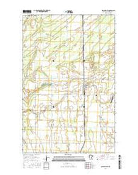 Middle River Minnesota Current topographic map, 1:24000 scale, 7.5 X 7.5 Minute, Year 2016