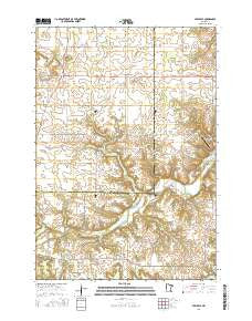 Miesville Minnesota Current topographic map, 1:24000 scale, 7.5 X 7.5 Minute, Year 2016