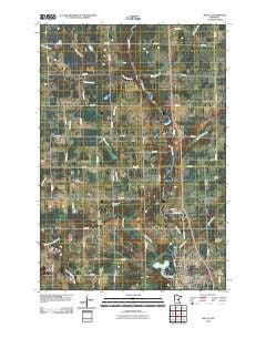 Milaca Minnesota Historical topographic map, 1:24000 scale, 7.5 X 7.5 Minute, Year 2010