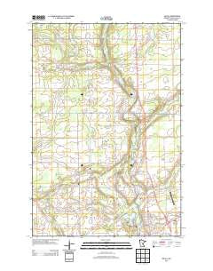 Milaca Minnesota Historical topographic map, 1:24000 scale, 7.5 X 7.5 Minute, Year 2013