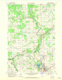 Milaca Minnesota Historical topographic map, 1:24000 scale, 7.5 X 7.5 Minute, Year 1968