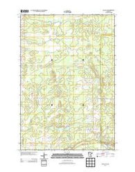 Milaca NE Minnesota Historical topographic map, 1:24000 scale, 7.5 X 7.5 Minute, Year 2013
