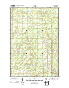 Milaca NE Minnesota Historical topographic map, 1:24000 scale, 7.5 X 7.5 Minute, Year 2013