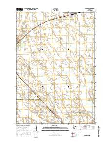 Milan NW Minnesota Current topographic map, 1:24000 scale, 7.5 X 7.5 Minute, Year 2016