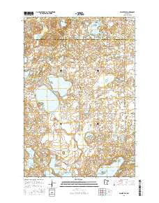 Millerville Minnesota Current topographic map, 1:24000 scale, 7.5 X 7.5 Minute, Year 2016