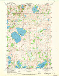 Millerville Minnesota Historical topographic map, 1:24000 scale, 7.5 X 7.5 Minute, Year 1969