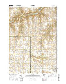 Millville Minnesota Current topographic map, 1:24000 scale, 7.5 X 7.5 Minute, Year 2016